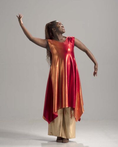 (a) Ombre Our Dance Dress | Red & Copper