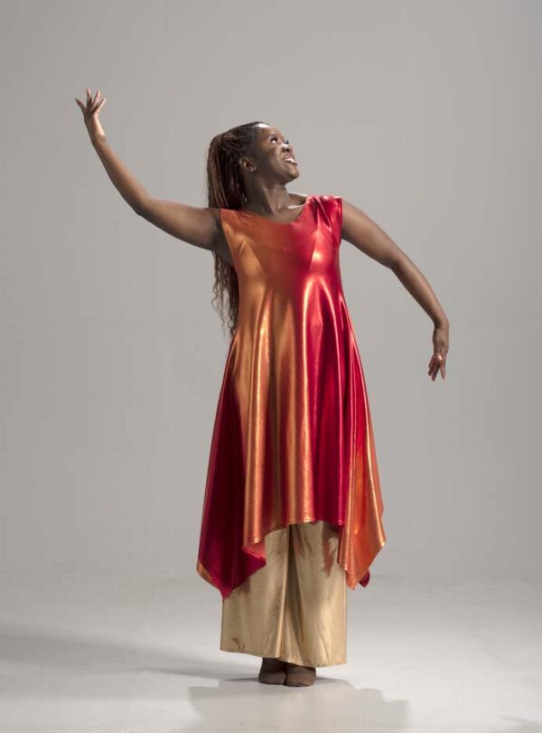 (a) Ombre Our Dance Dress | Red & Copper – MHX Dancewear Too LLC