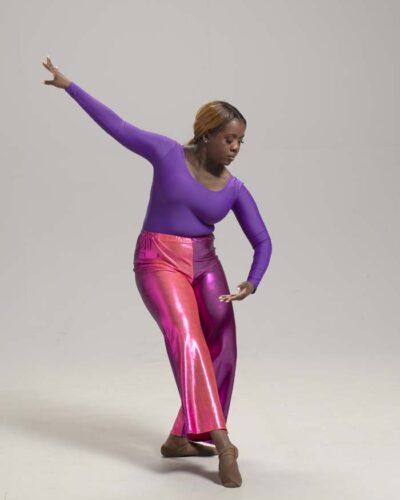 (a) Ombre All About the Pant | Deep Purple & Coral