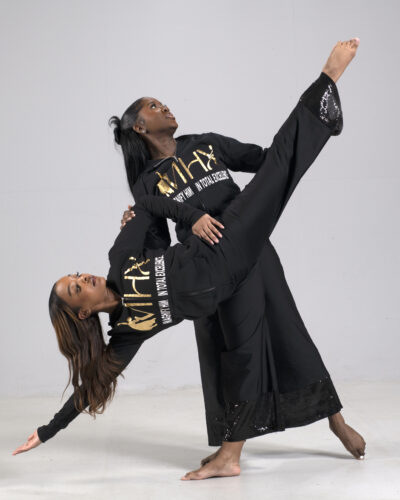 (b) Dance Pant with Sequin